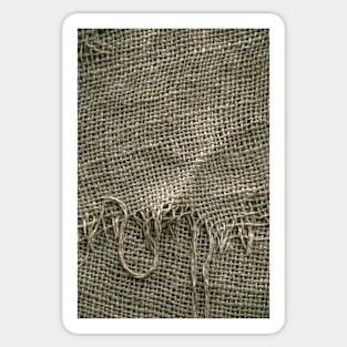 Burlap Sack Texture Sticker